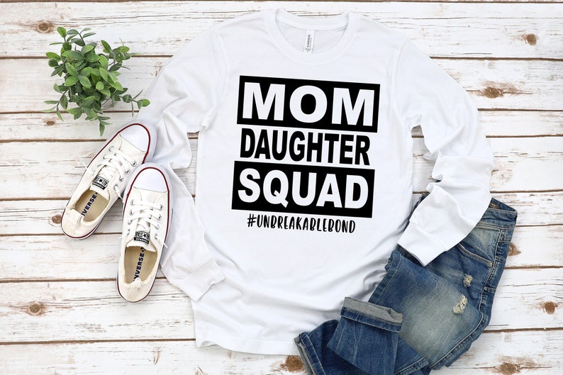 Download Mom Daughter Squad SVG files for Cricut Cuttable files | Etsy