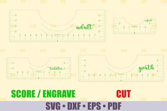 Tshirt Ruler SVG, T-shirt Alignment Tool - So Fontsy