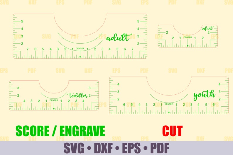 Download T-Shirt Alignment Tool SVG Glowforge files Printable PDF ...
