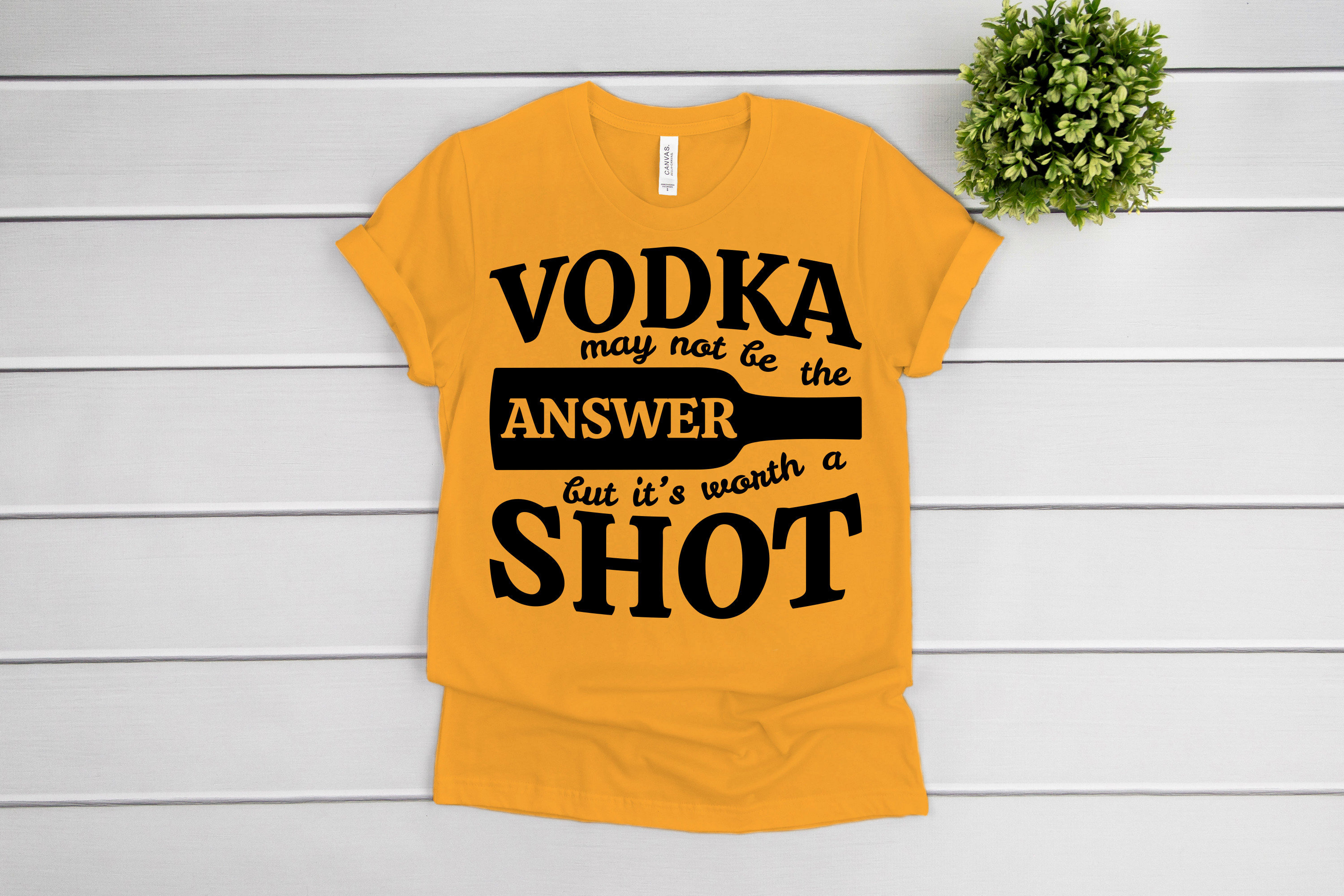 Vodka May Not Be The Answer But It's Worth A Shot SVG Etsy