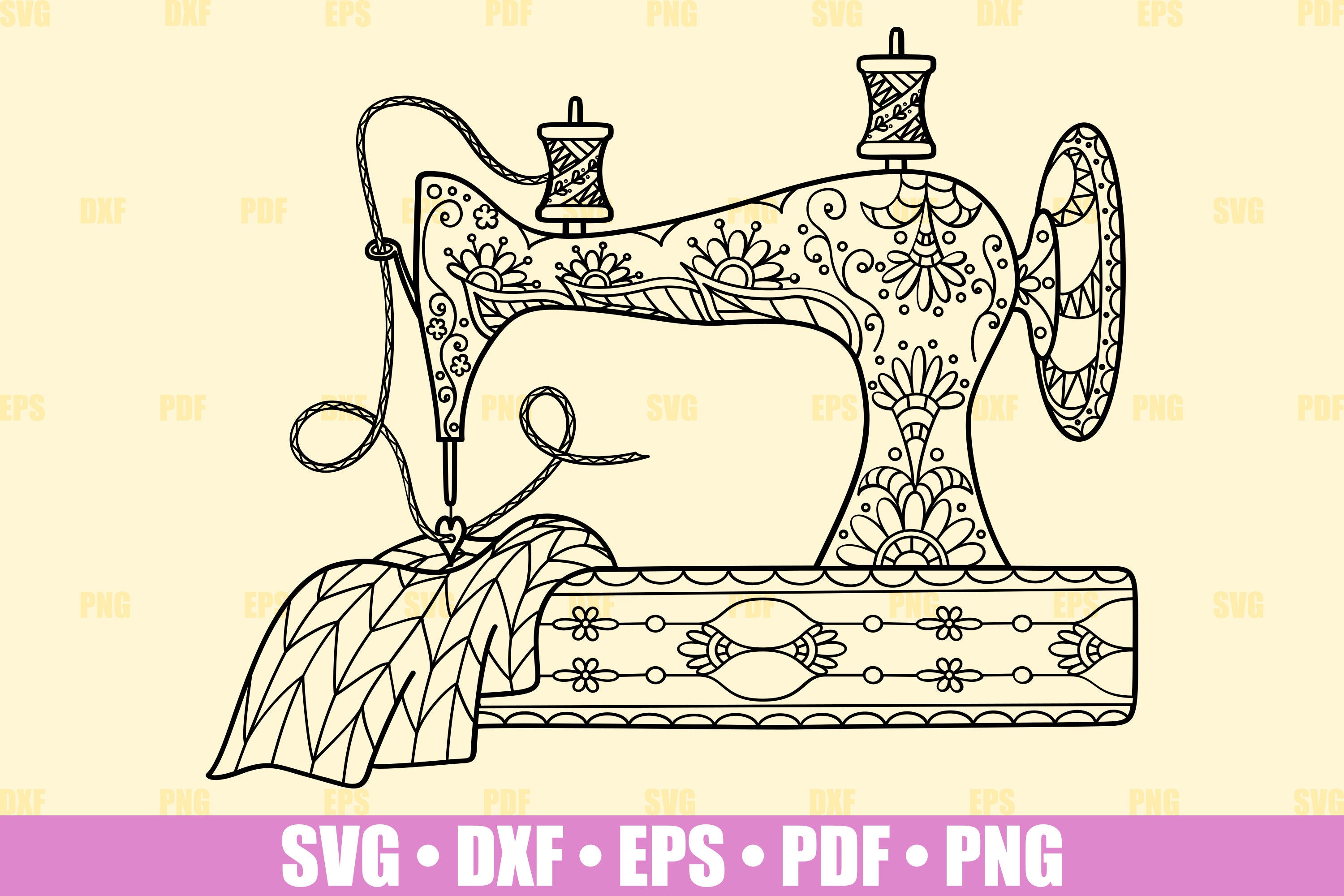 Orthodox Gereiztheit Beförderung nähmaschine svg Büste Faszinierend