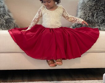 little girl maxi skirts