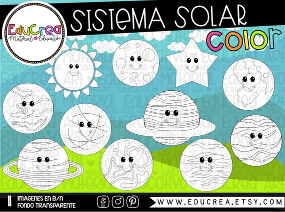 Clipart Black And White Solar System 50 Discount Planets Black And White Sun Moon Star 11 Images Educational Images