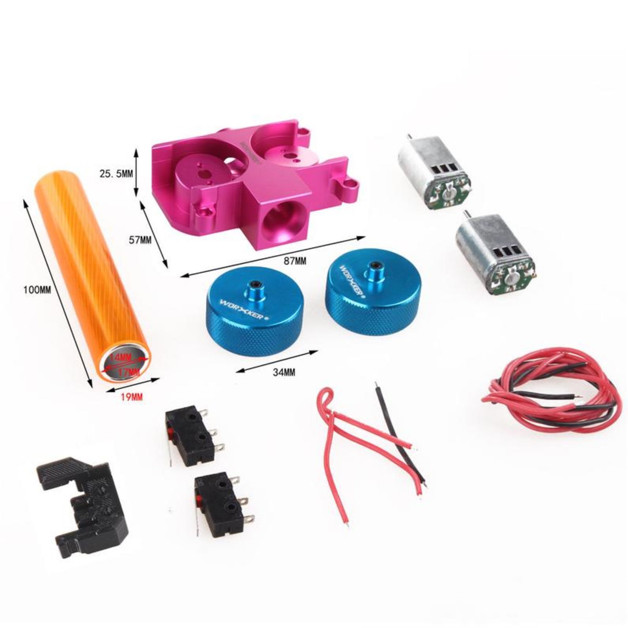 Worker Motor Flywheel Cage Update Kits for Nerf Nstrike Elite Etsy UK