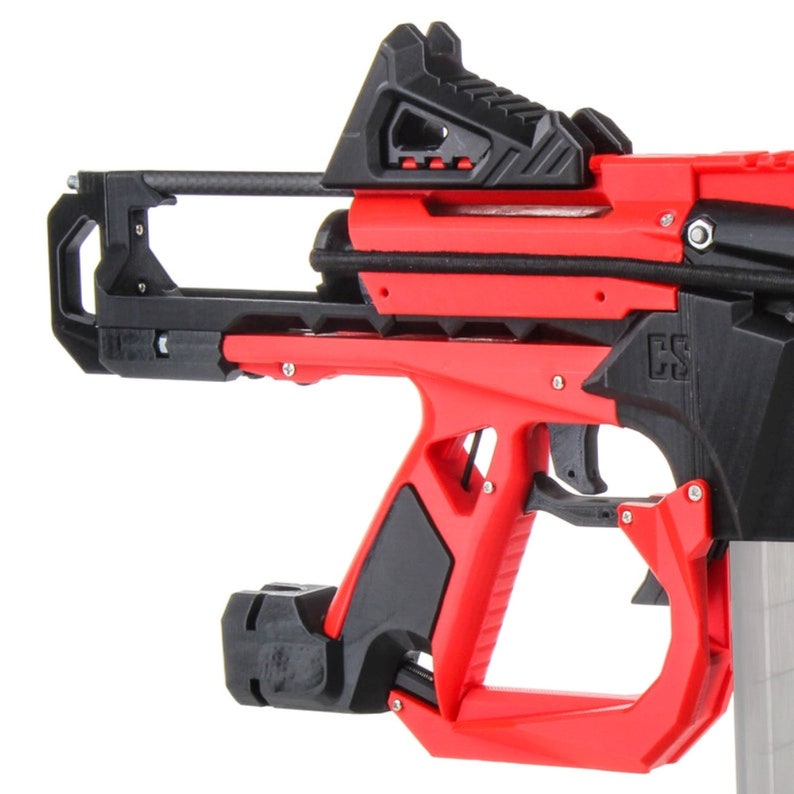 Worker F10555 No.213 DIY Esper Sword Crossbow Blaster Color Red Black