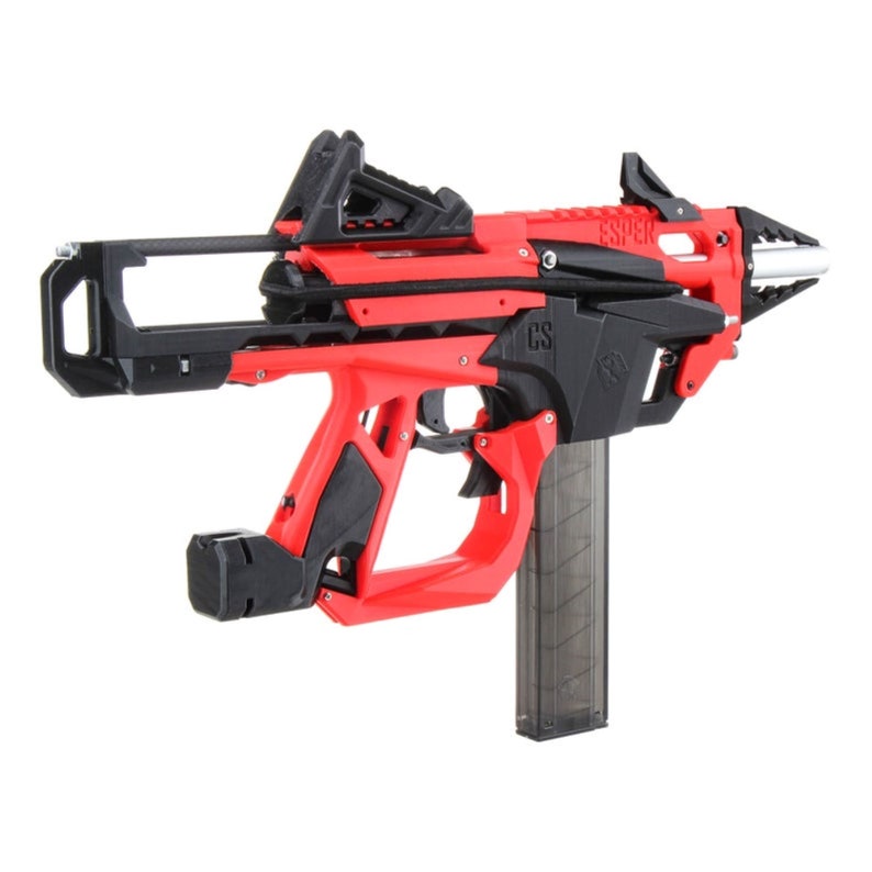 Worker F10555 No.213 DIY Esper Sword Crossbow Blaster Color Red Black