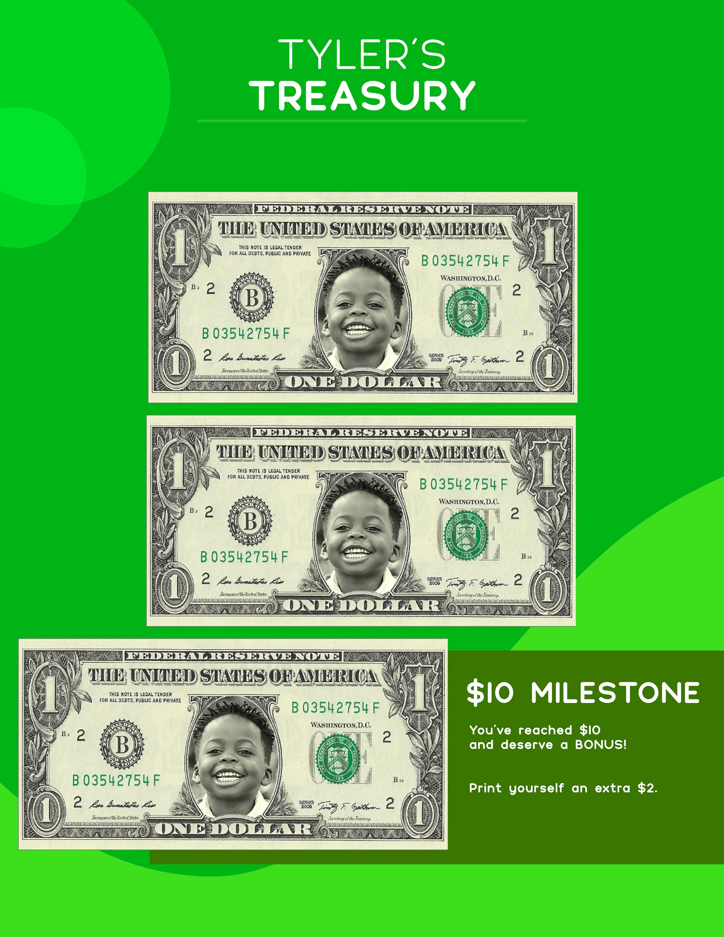 PERSONALIZED Kids Money play toy money kids activities Fake | Etsy