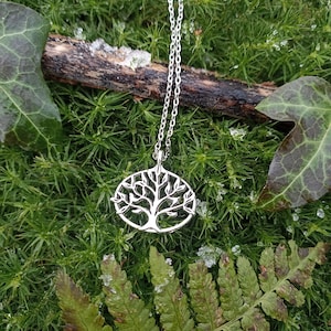 Tree of life necklace nature lover elven necklace