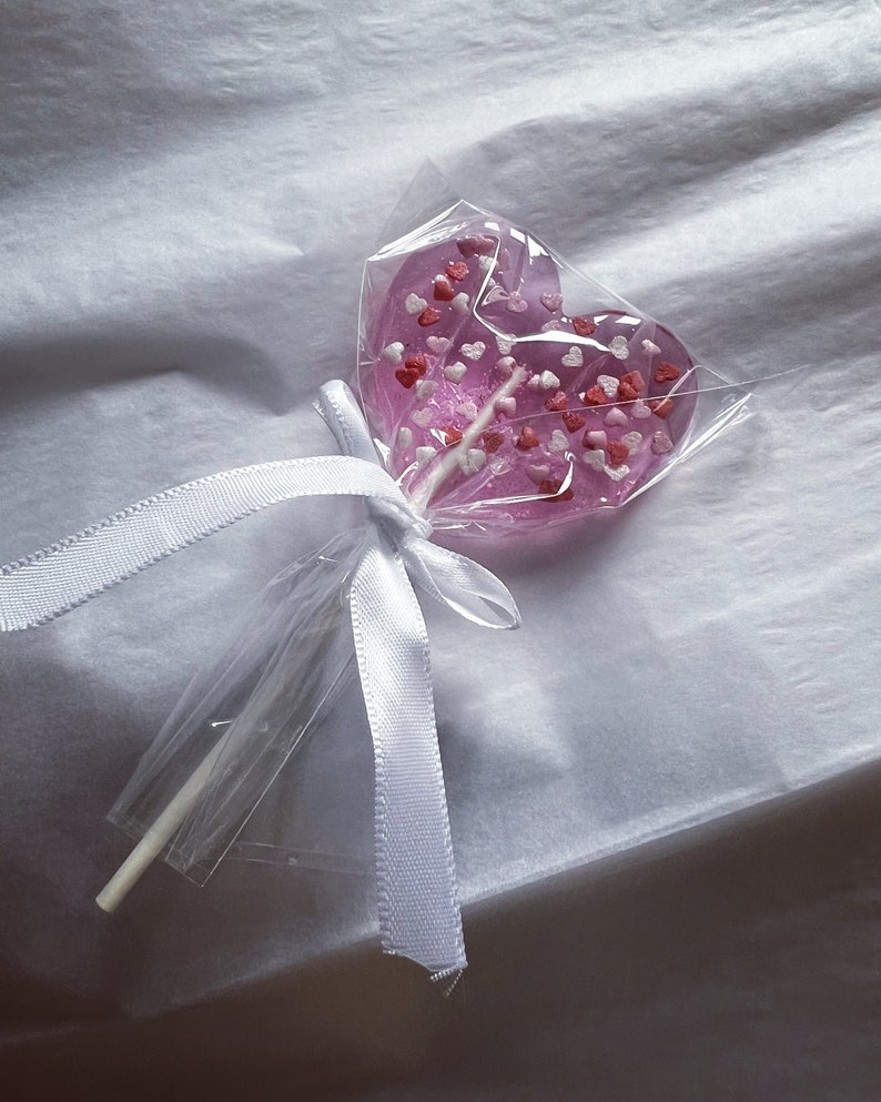 Handmade Lollipops for Wedding Favours, Baby Shower Gifts etc Pack of 10 Sugar Free, Gluten Free, Vegan, natural sweet flavour 画像 7