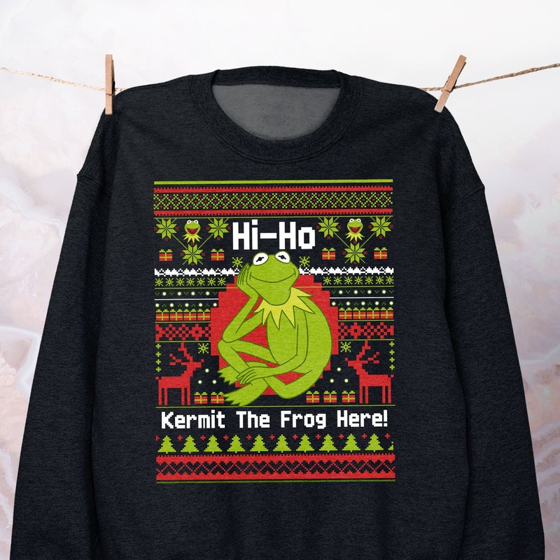 Kermit weihnachtspullover - Etsy.de