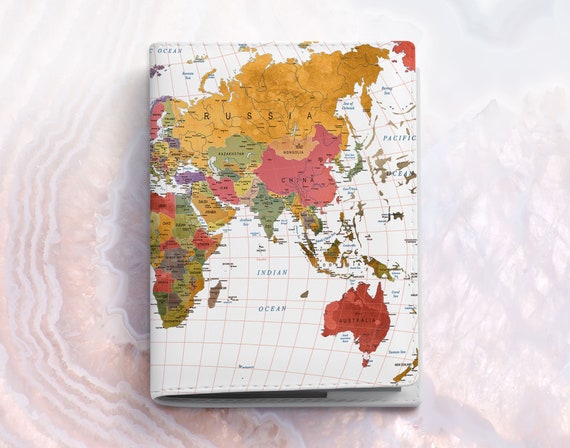 World Map Passport Snap Cover - Designs by Little Bee