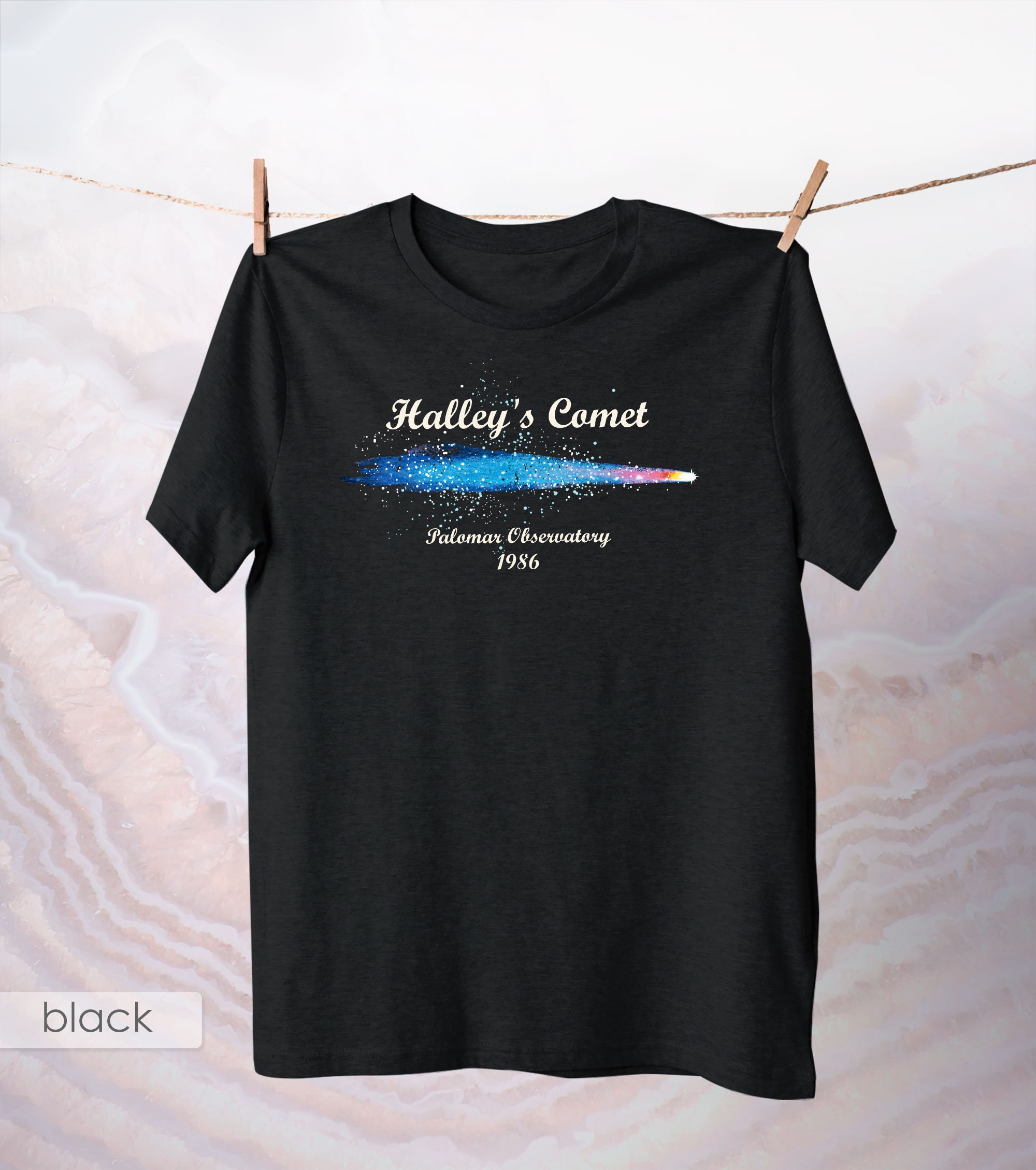 T-Shirt Donna Style3 Futuro Comet | 100% Cotone Premium | Girocollo Slim Fit Con Stampa Vintage