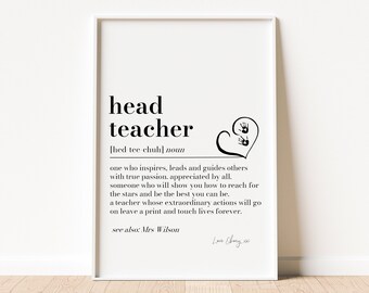 Deputy Head Teacher's Survival Kit - Novelty Handmade Gift & Card Alternative, Personalisable
