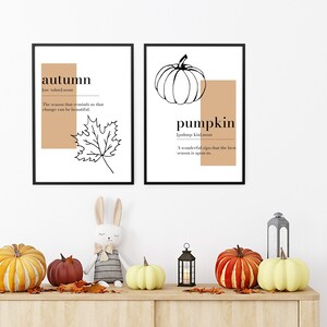 Herbst Drucke, Kürbis Drucke, Herbst Wanddekor, Hallo Herbst Wandkunst, Pumpkin Spice Drucke, herbstliche Zitate, Herbst Drucke, Herbst Dekor