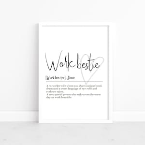 Definicja Bestie z Pracy Wydrukuj, prezent dla przyjaciela z pracy, prezent urodzinowy dla kolegi, prezent dla ulubionego kolegi, prezent pożegnalny dla przyjaciela z pracy wydrukuj Bestie