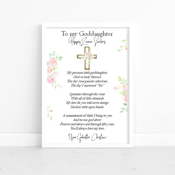 Baptism Poem - Etsy UK