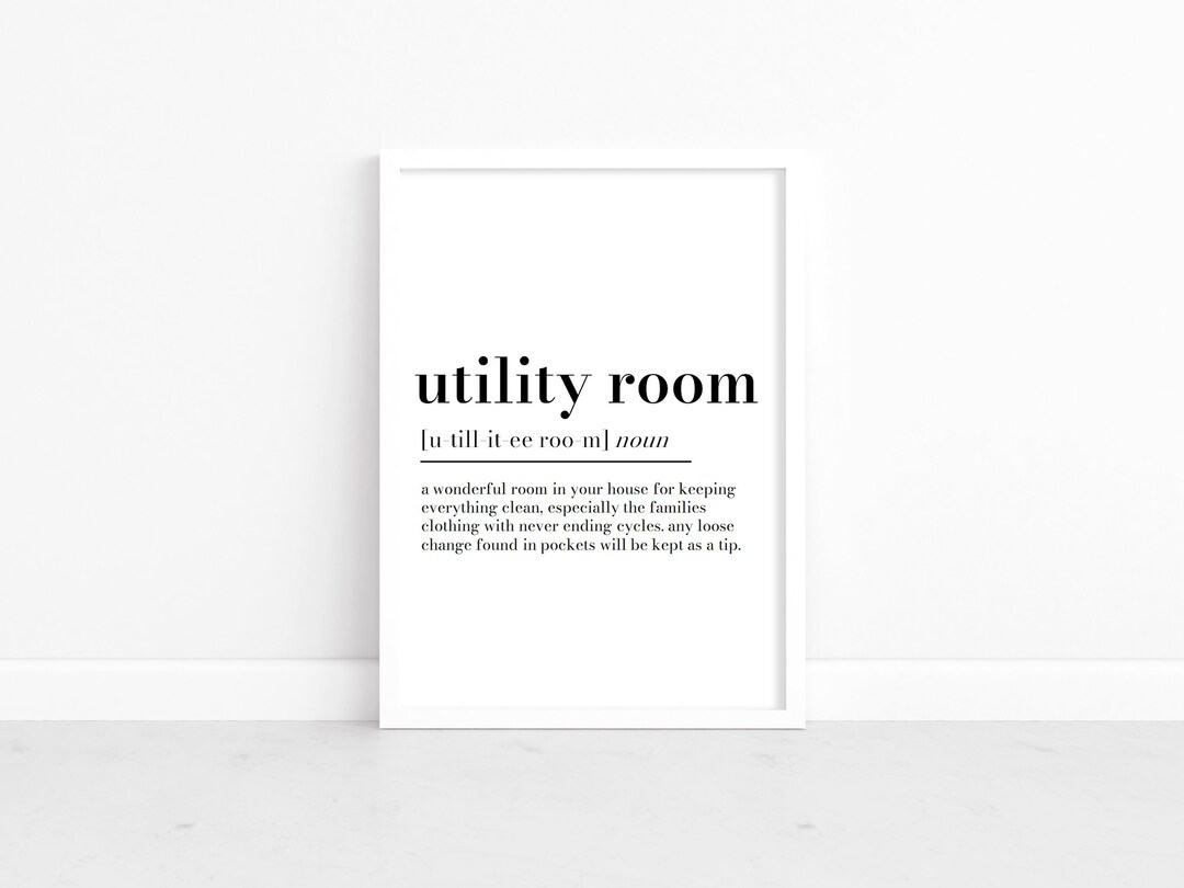 Utility Room Definition Laundry Prints Utility Room Wall Etsy Utility Room Definition Laundry Prints Utility Room Wall Etsy