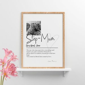 Step Mu Personalised Step Mum Picture Collage Memorable Gift for Step-mum ...