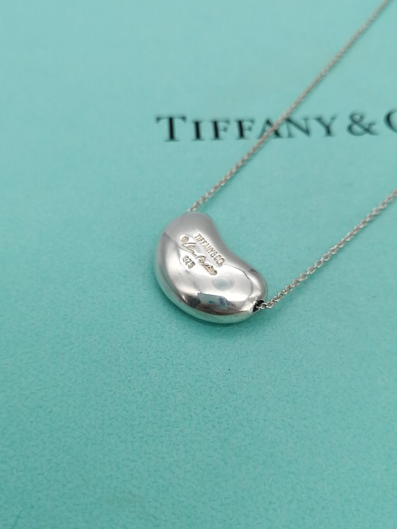 Authentic Tiffany & Co. Elsa Peretti Bean Necklace