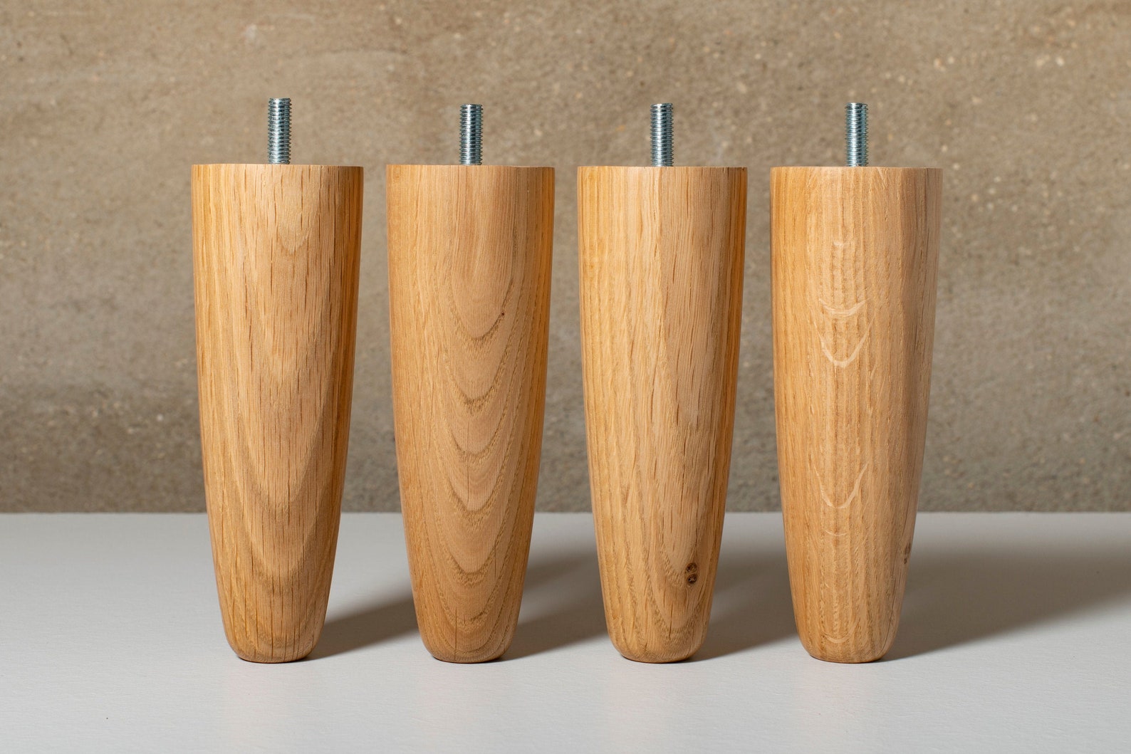 English Oak Tapered Legs Set of 4 MidCentury Modern Ikea Etsy