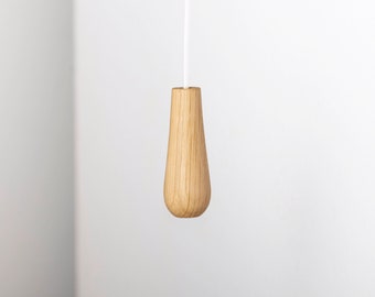 Oak Blind Pull, fan, lamp Handmade
