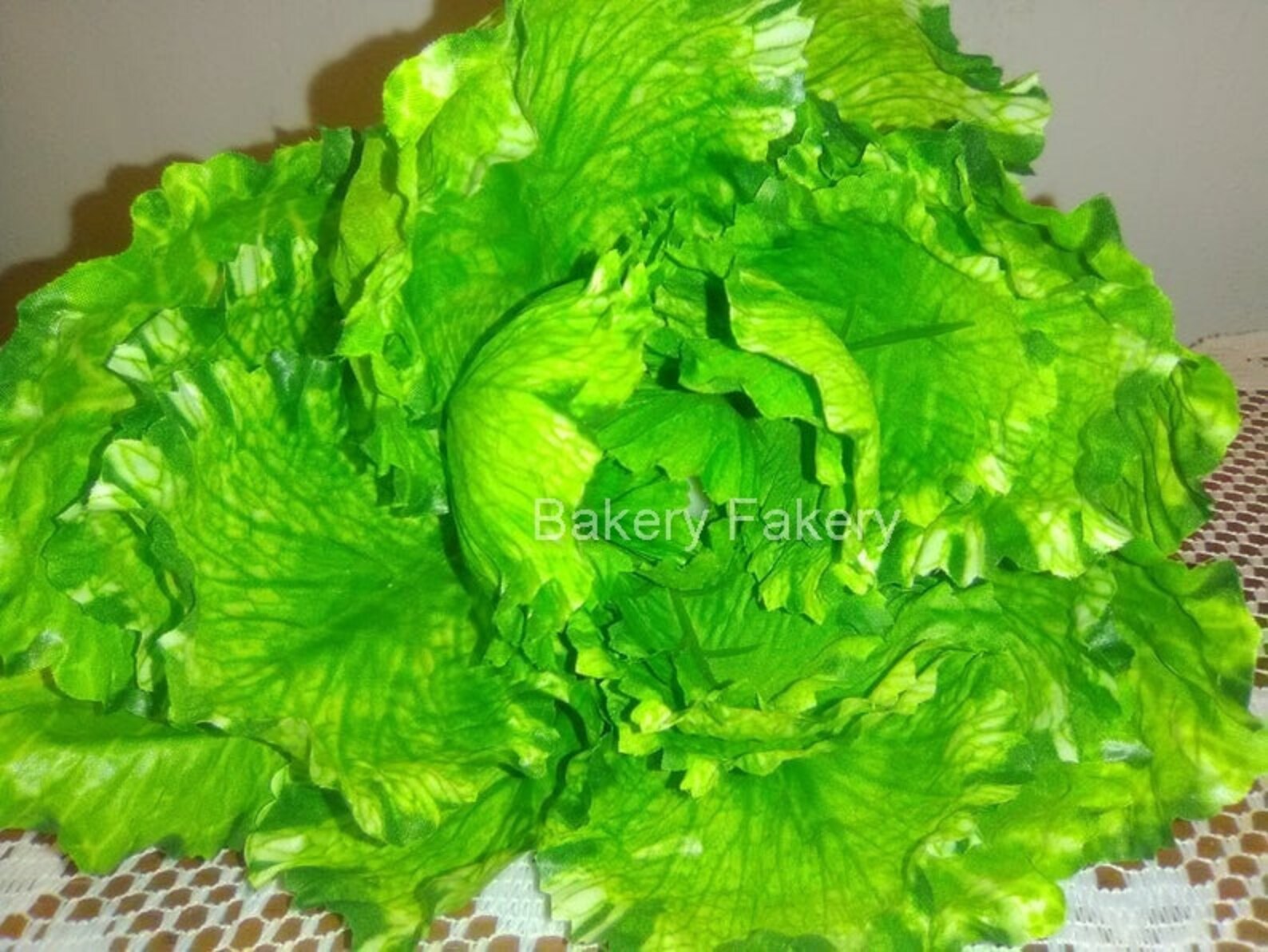 Fake Lettuce Faux Salad Bunch of Faux Lettuce Leaves Kitchen Etsy