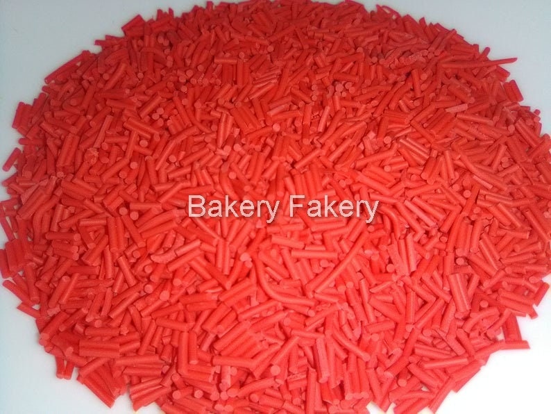 Slime Sprinkles Fake Bake Supplies Carnival Red Sprinkles Red Sprinkles Clay Sprinkles Fake Cupcake Sprinkles Polymer Clay