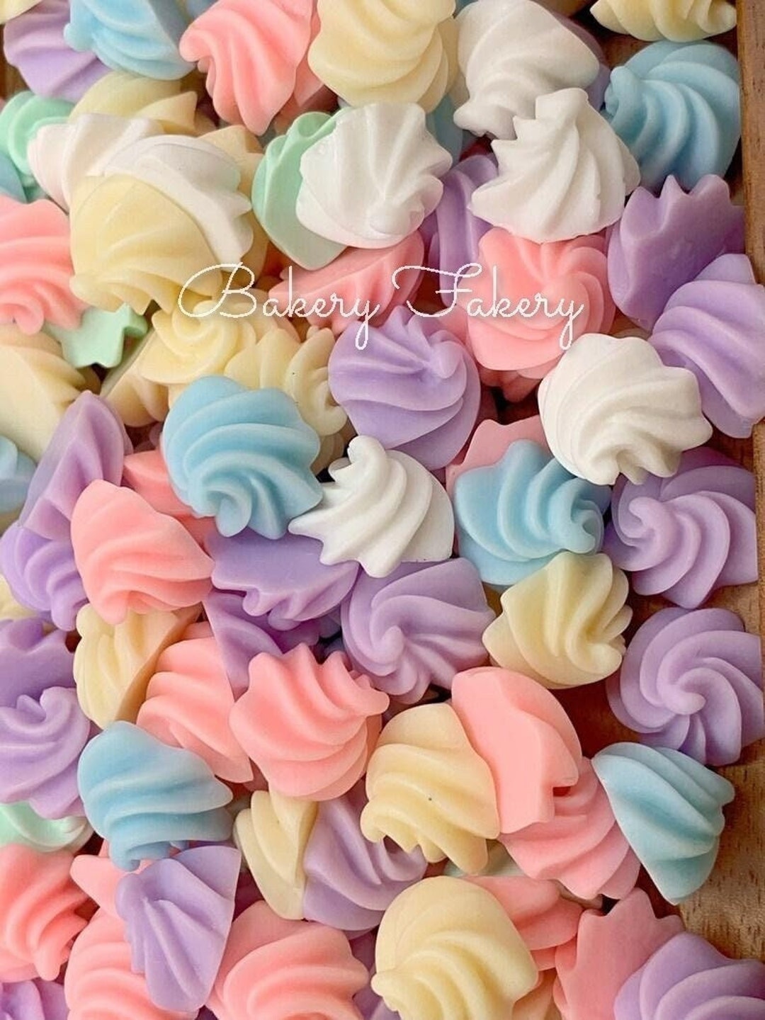 Frosting Swirls Non Edible Candy Swirls, Dollhouse Miniature Sweets