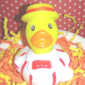 Circus Vendor Duck, Circus Rubber Duck, Novelty Rubber Duck Toy