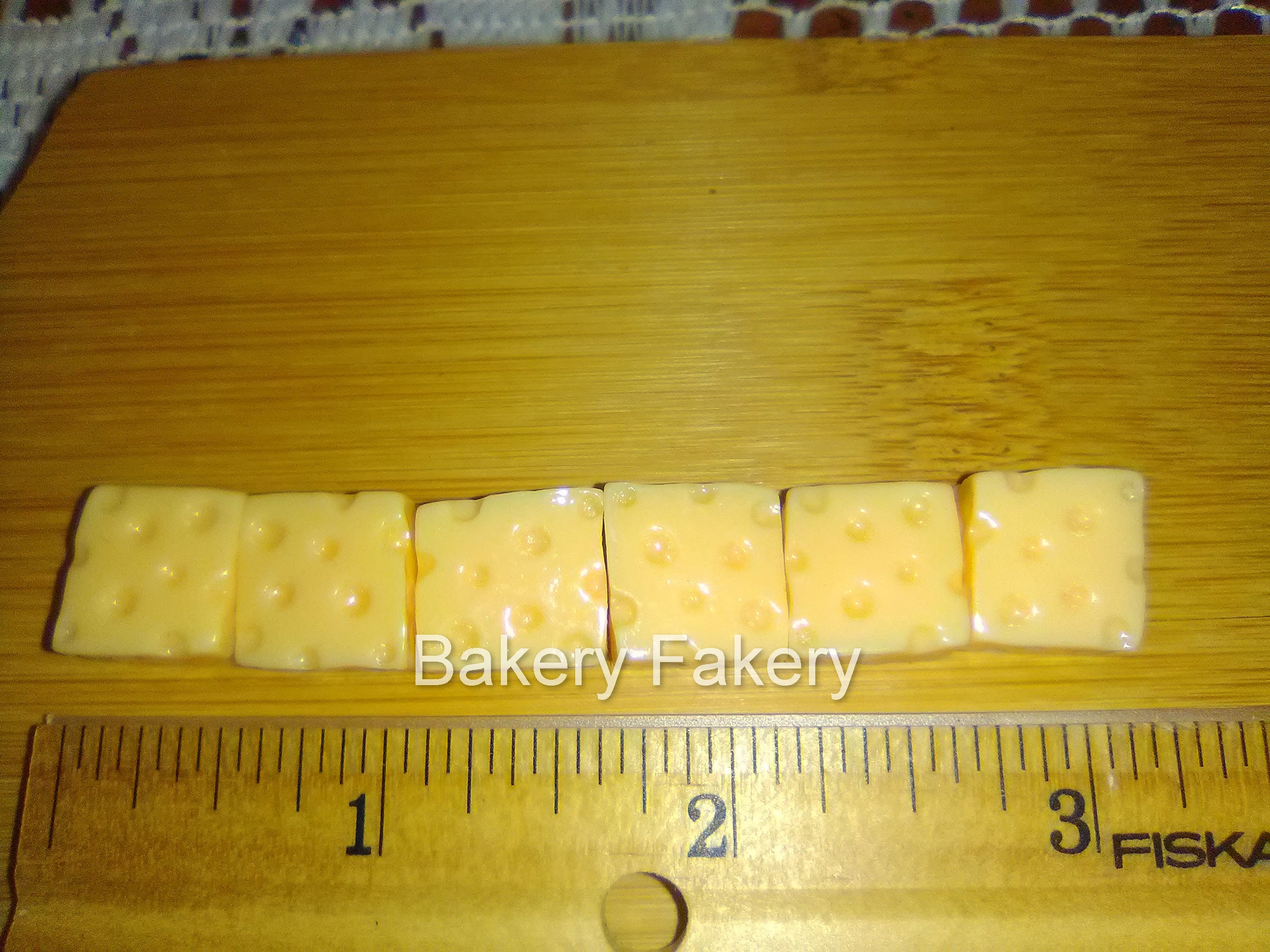 Fake Cheese Chunks 10 Pieces Miniature Swiss Cheese Bites Fake Etsy