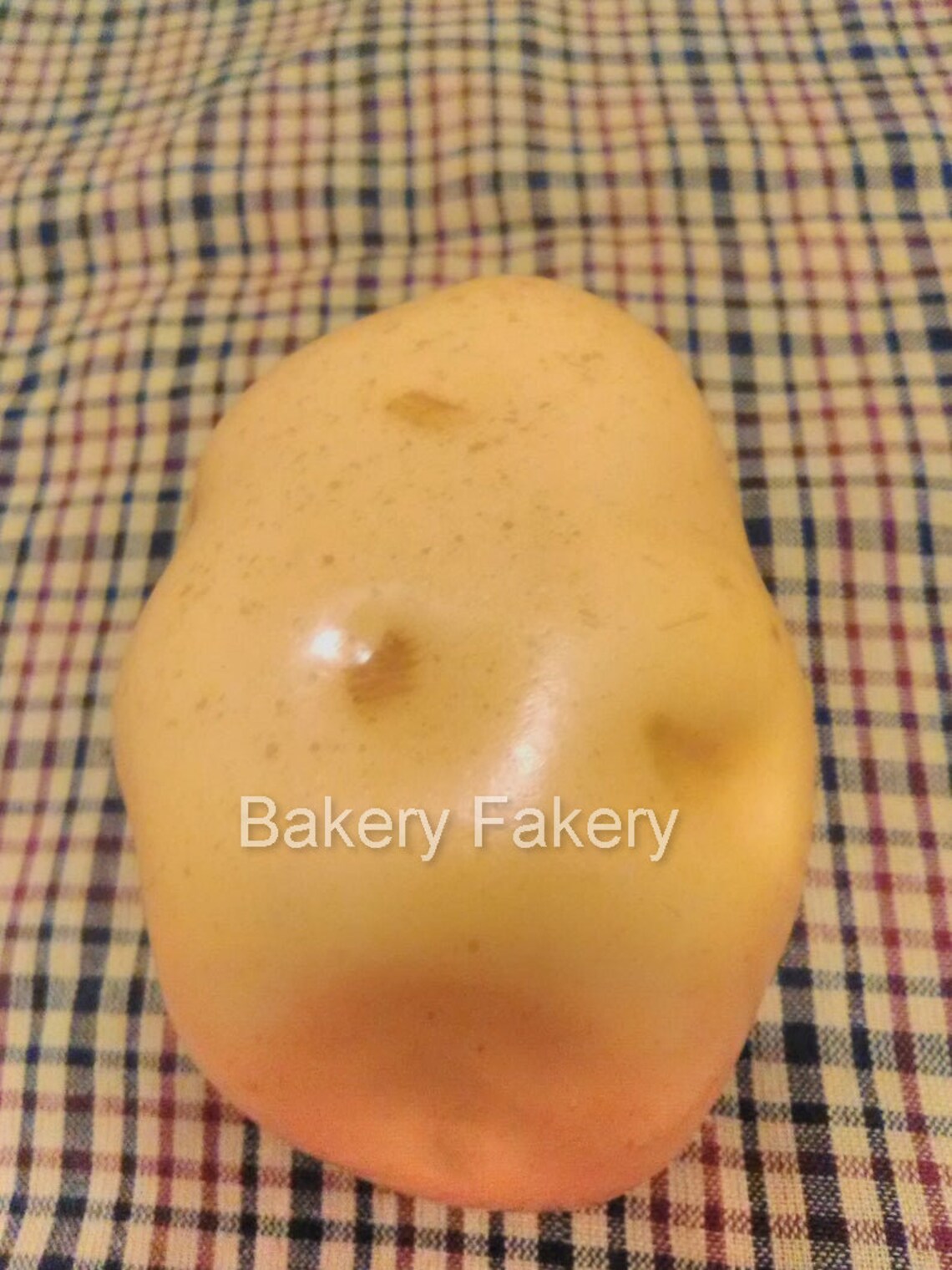 Fake Potatoes Set of 6 Large Artificial Potatoes Culinary Etsy