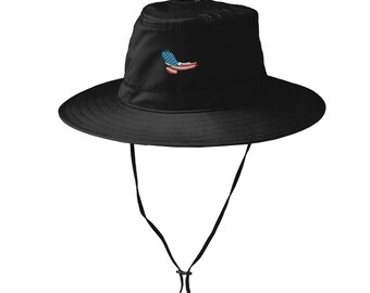 eagles bucket hat with string