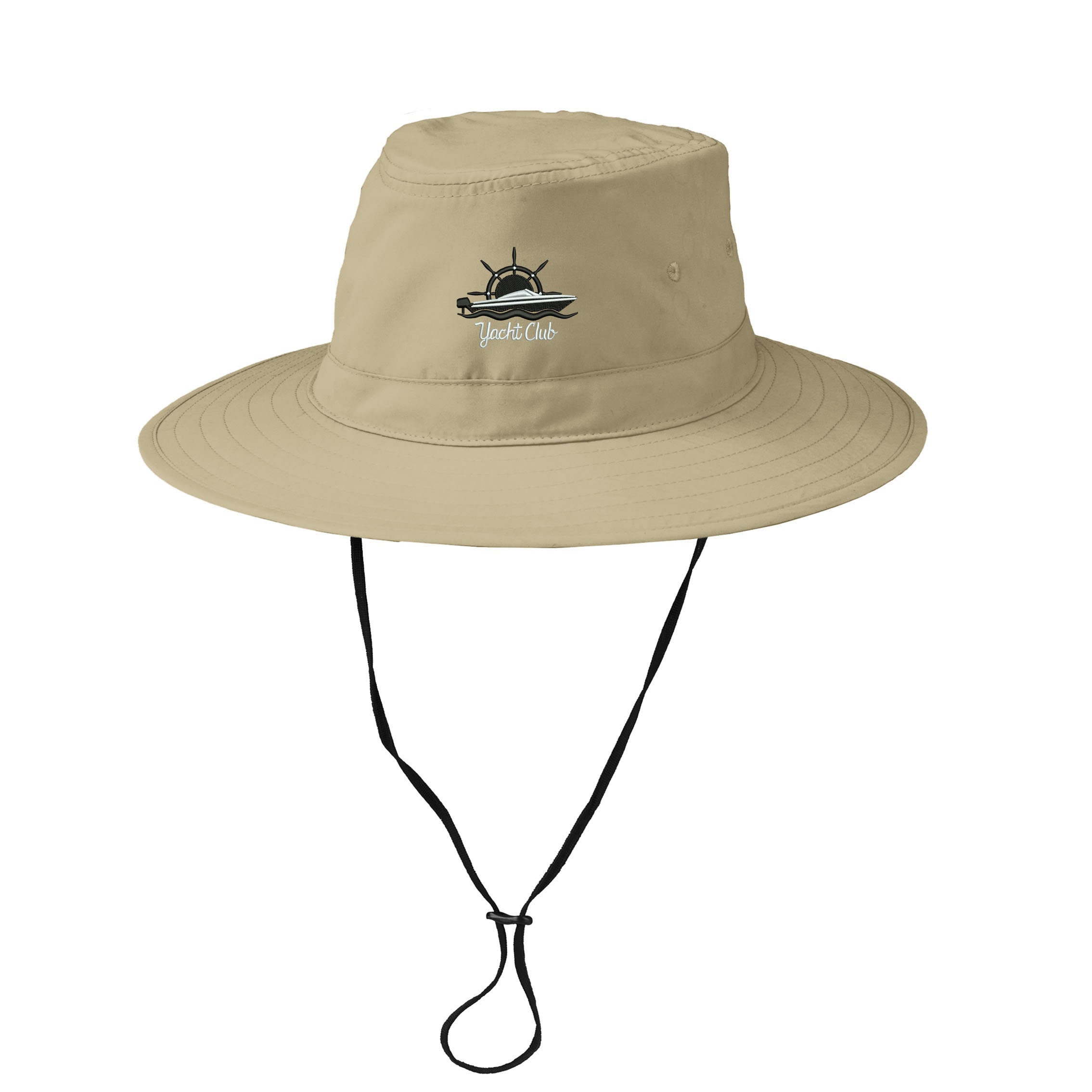 Ink Stitch Yatch Club Embroidered UPF 