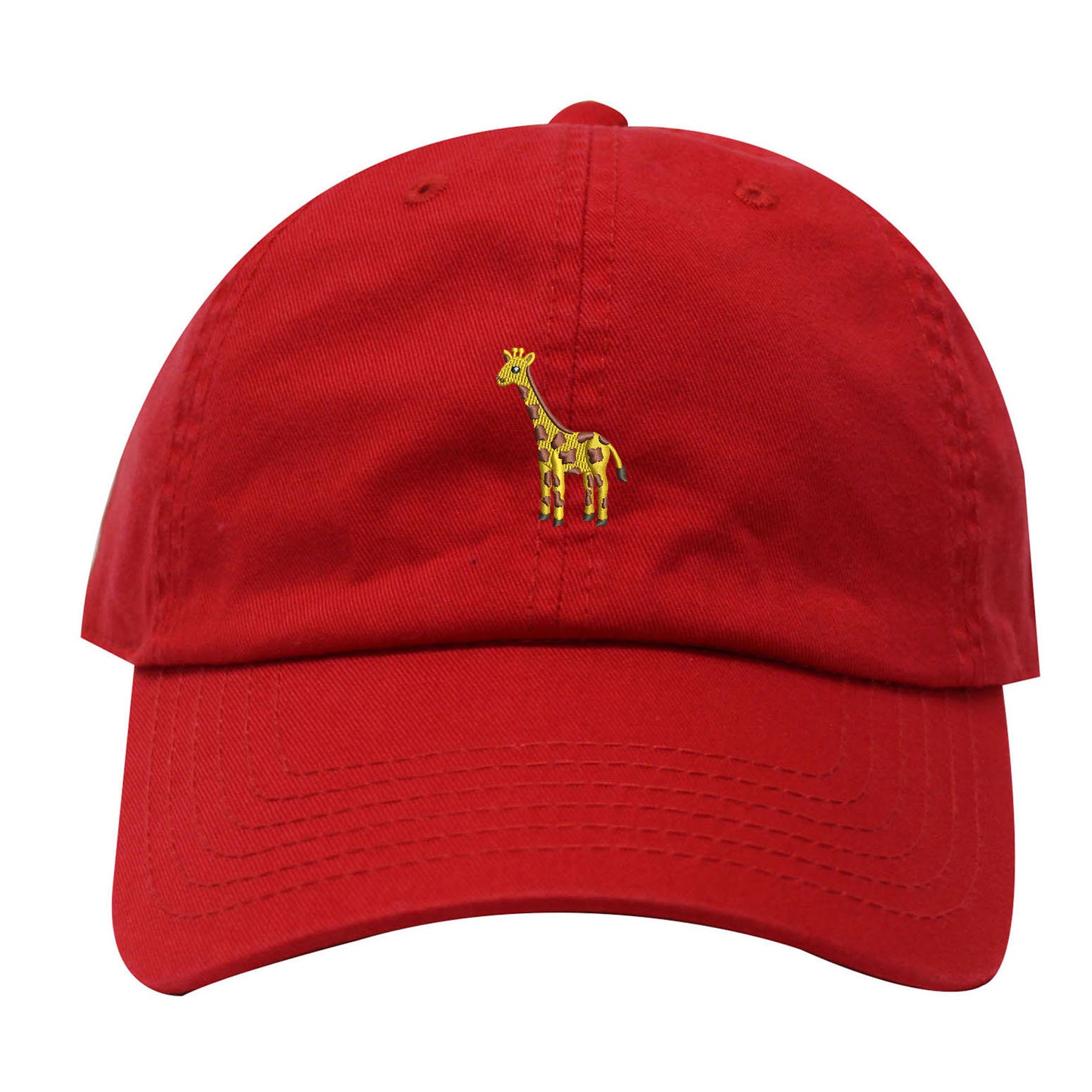 Ink Stitch Giraffe Embroidered USA Baseball Unstructured Caps Etsy
