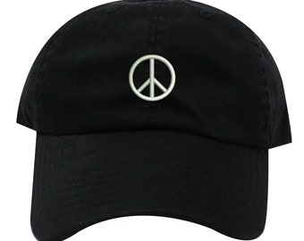 Men Womens Dad Hat Rainbow Tie Dye Peace Sign Unisex Hip-Hop Baseball Caps Men Womens Dad Hat Rainbow Tie Dye Peace Sign Unisex Hip-Hop Baseball Caps