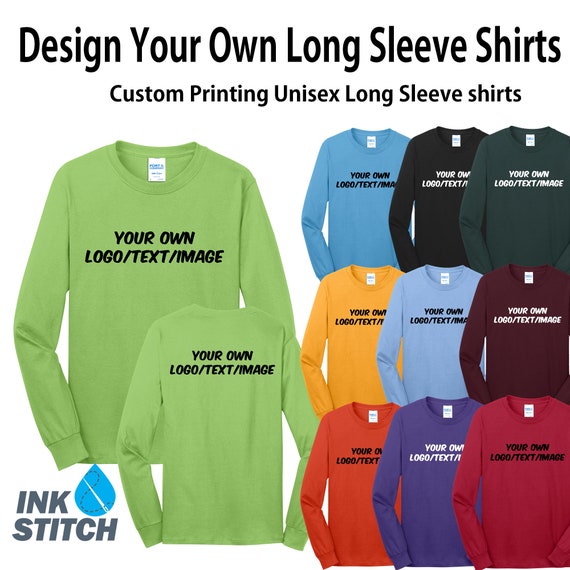 custom long sleeve shirts