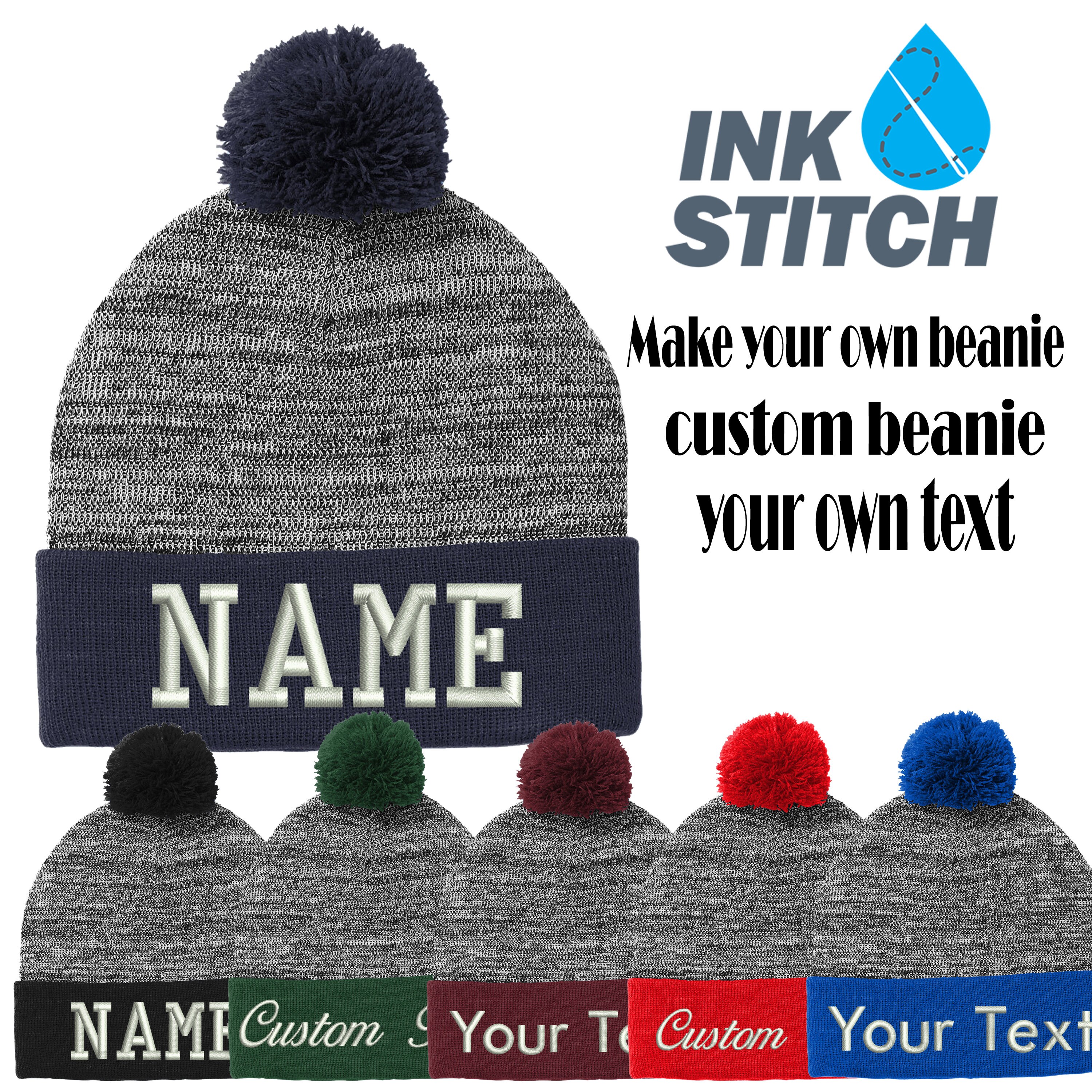 Ink Stitch STC41 Custom Beanie 