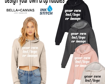 custom cropped sweatshirt