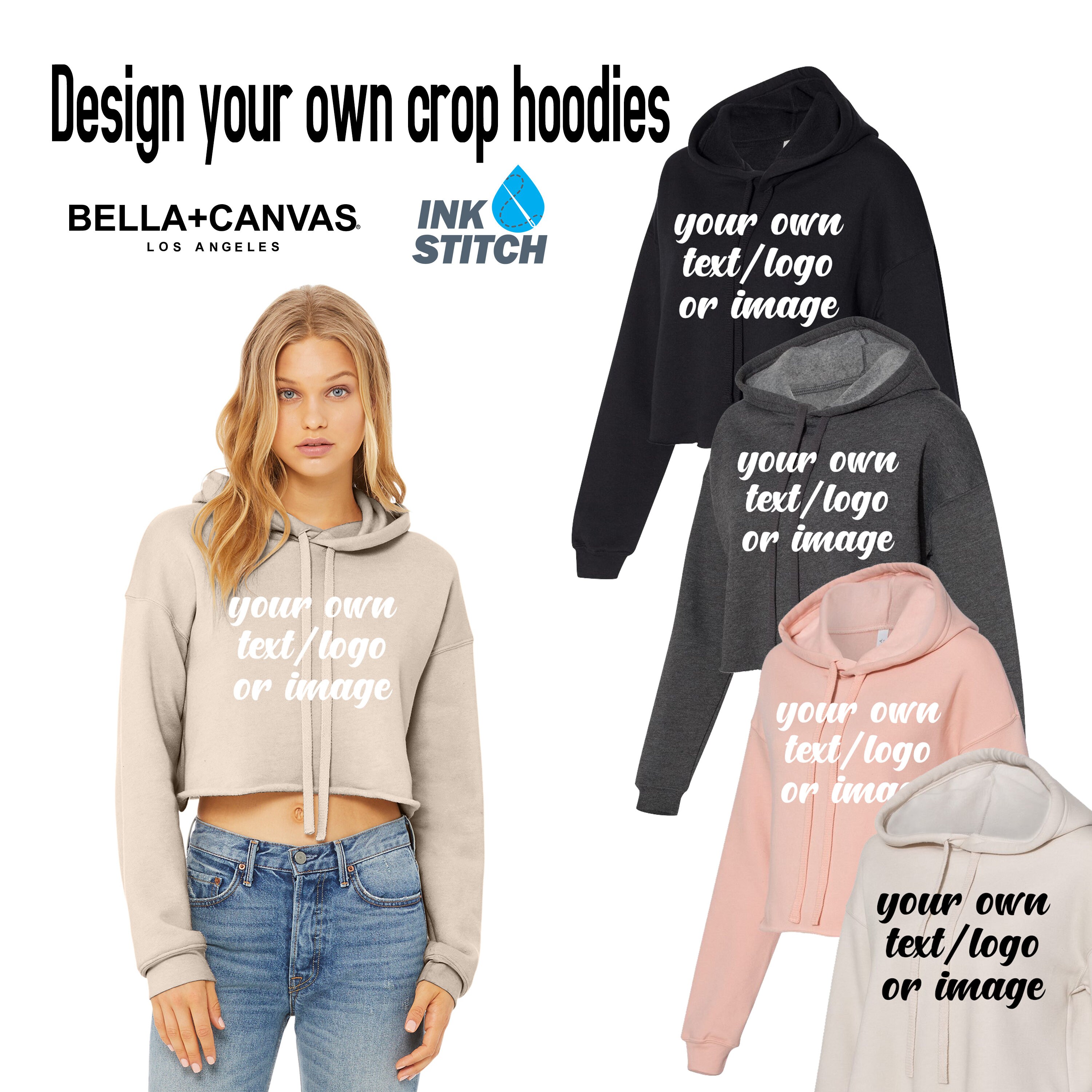 design your own crop top hoodie