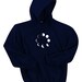 Ink Stitch Unisex Moon Graphic Hoodies Sweatshirts  - 15 Colors 