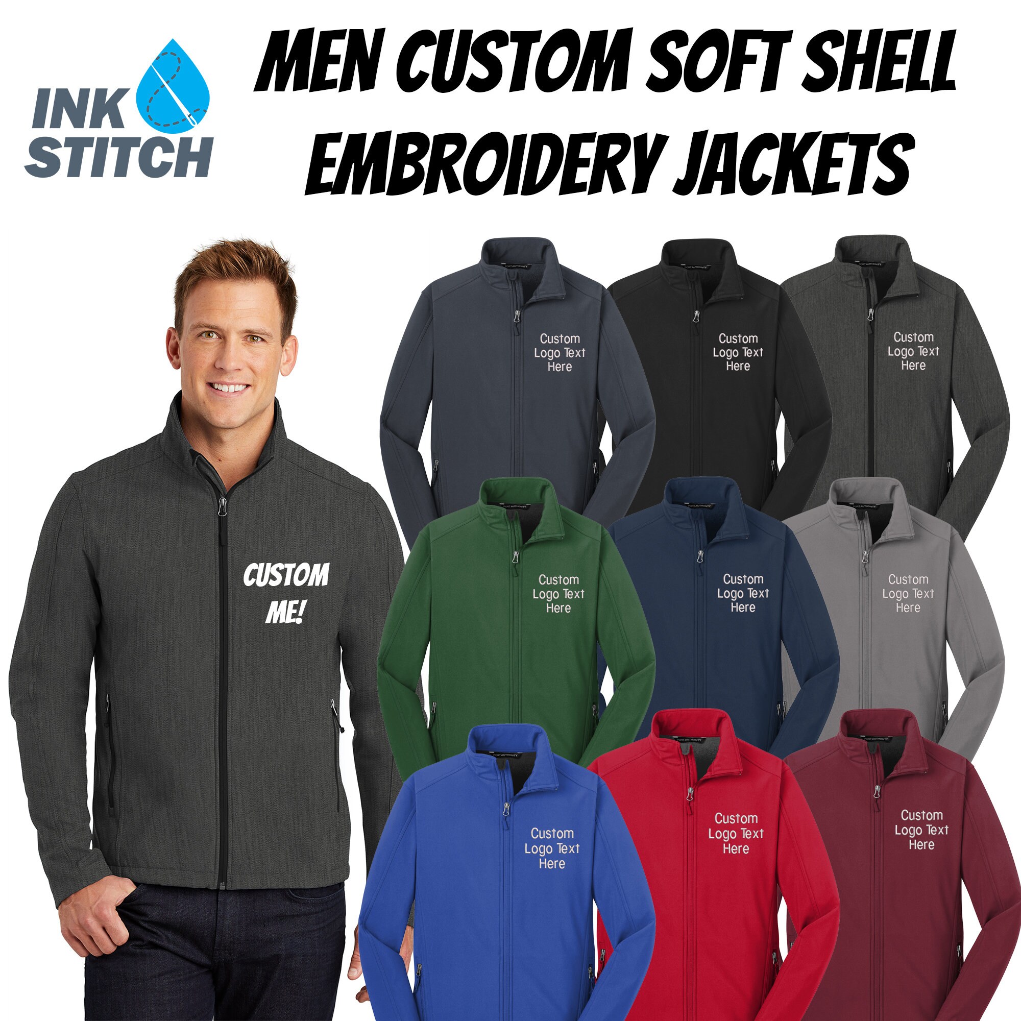 Ink Stitch J317 Men Design Your Own 