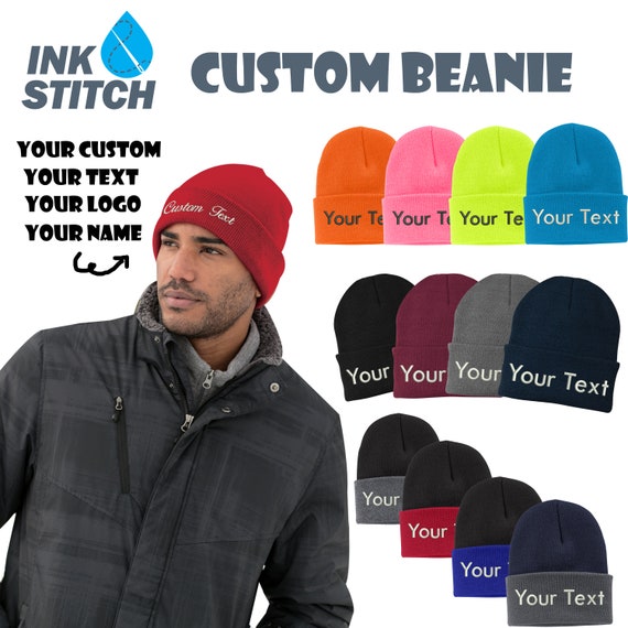 personalized toboggan hats