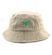 Ink Stitch 1500 Adult & Kids Unisex T-Rex Embroidered Summer Cotton Bucket Hats - 8 Colors 