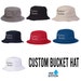 Ink Stitch 2050 Customized Your own Personalized Text/Logo/Artwork/ Custom Bucket Hat - 7 Colors 