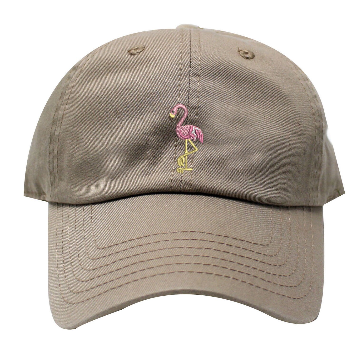 Ink Stitch Flamingo Cotton Baseball 