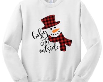 snowman sweatshirt