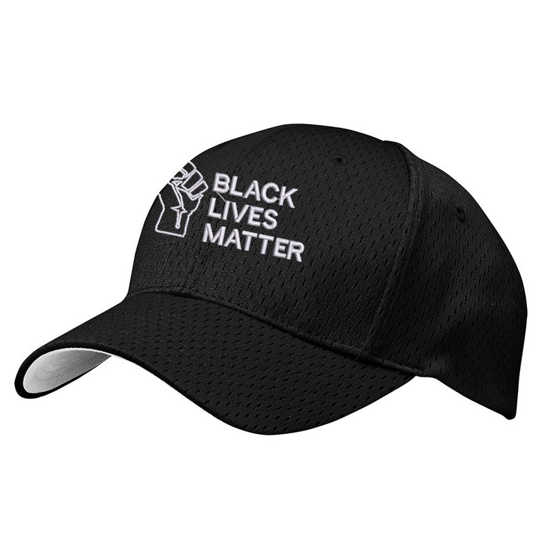 Ink Stitch Unisex C833 Black Lives Matter 2 Pro Mesh Baseball Caps 2 Colors