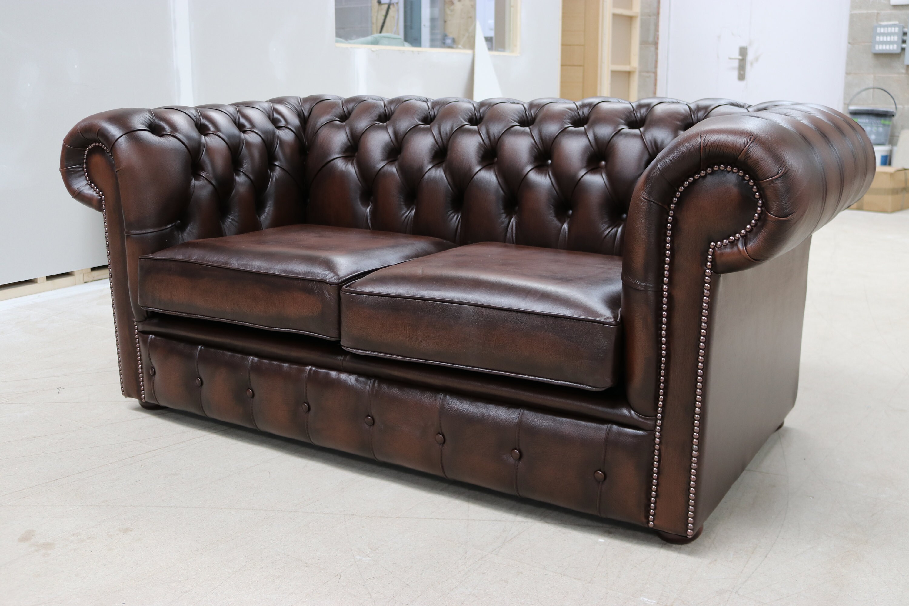 Chesterfield Handmade Classic Tufted Buttoned 2 Seater Sofa Etsy UK