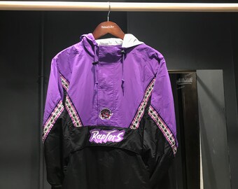 vintage raptors windbreaker