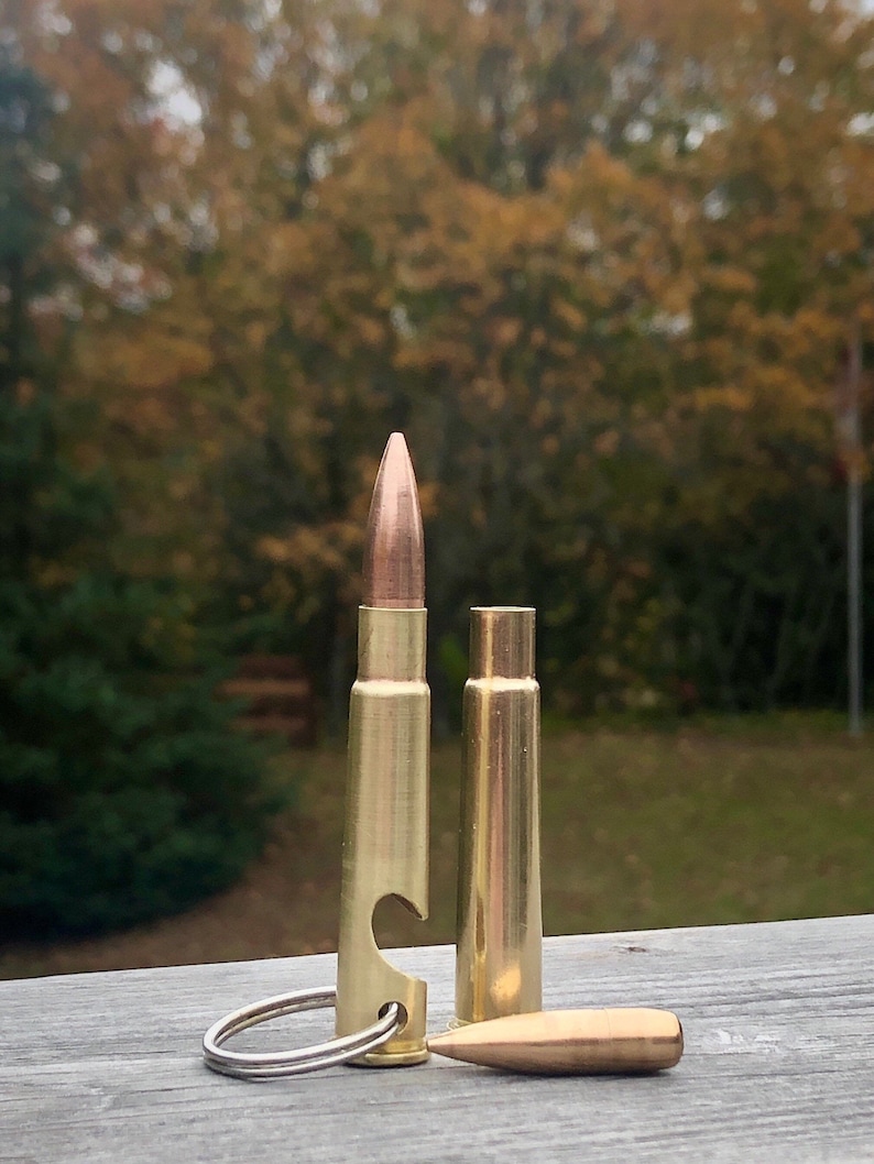 Genuine 303 British Bullet Keychain Beer Bottle Opener image 6